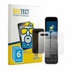 BROTECT - Screenprotector voor HMD 2660 Flip 4G (Voor+Achter) - Folie Beschermfolie matte 6 Stuks
