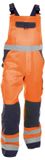 Dassy Toulouse Hoge zichtbaarheidsbretelbroek met kniezakken Oranje/Marineblauw maat 64