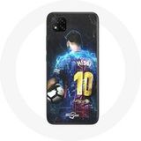 Maniacase Etui voor Xiaomi Redmi 9C Lionel Messi FCB Barcelona Voetbal Club