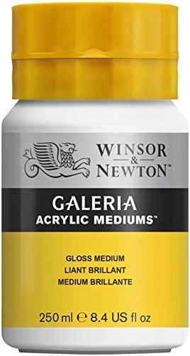 Winsor & Newton Winsor&Newton & Newton 3040820 Galeria Glanz Medium, 250 ml Topf, erhöht die Farbtiefe und die Transparenz der Farbe