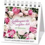 Lieblingsworte umgeben dich 2027: Aufkleber-Kalender