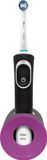 Spinel OralB Wandhouder voor elektrische tandenborstel, compatibel met OralB, zwart/roze, zelfklevend