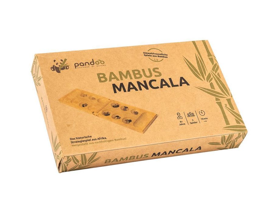 Pandoo Mankala - Bonenspel - Bamboe - Hout