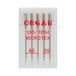 Organ Needles 5506000 machinenaalden, zilver, 60/70 grootte, 5 count