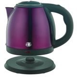 Herzberg HG5011-PUR Elektrische waterkoker, 1,8 l, roestvrij staal, draadloos, violet, 1500 W