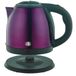 Herzberg HG5011-PUR Elektrische waterkoker, 1,8 l, roestvrij staal, draadloos, violet, 1500 W