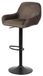 StarTech Barstoelen fluweel, set van 2, donkerkhaki