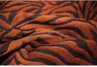 Yaro Tiger Black Orange - Maat 7 - Geweven draagdoek - Katoen - 2-50 kg