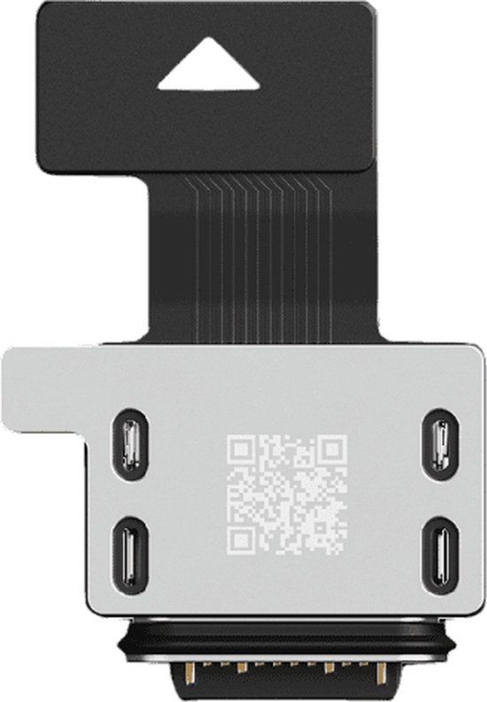 Fairphone F5USBC-1ZW-WW1 mobiele telefoon onderdeel Oplaadpoort Zwart