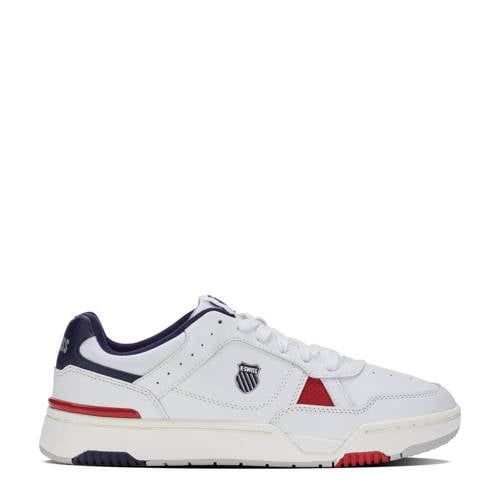 K-Swiss Match Pro Leather Sneakers - White/Dark Blue/Red