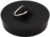 Azomor Bouchon de vidange universel noir en PVC pour baignoires avec ouverture de 45,5 mm