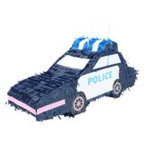 Boland - 30970 - Pinata politieauto, 56 x 23 cx 18 cm, hangende decoratie, decoratie voor verjaardag, themafeest en carnaval