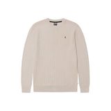 Kultivate trui gebreid beige