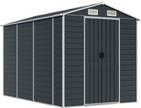 vidaXL Tuinschuur 191x300x198 cm gegalvaniseerd staal antracietkleurig