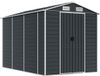 vidaXL Tuinschuur 191x300x198 cm gegalvaniseerd staal antracietkleurig