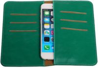 Best Cases Groen Pull-up Medium Pu portemonnee wallet voor Apple iPhone 6 / 6s