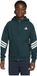 Adidas Future Icons 3 Stripes Sweatshirt Met Rits Groen 11-12 Years Jongens,Meisjes