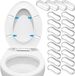 Shenzhen Haorui Industrial Technology Co., Ltd. 20 stuks vervangende set voor toiletbril bidetbumpers met sterke zelfklevende rubberen pads