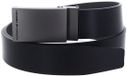 PORSCHE DESIGN Leren riem Business Belt Plate Buckle 35 W95 Black zwart