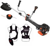 FUXTEC FX-PS152 Benzine Bosmaaier 2-in-1 – 52cc 2-takt – 3 PK – Met draad & mes – Comfort draagharnas – Antivibratiesysteem