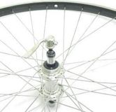 Roland achterwiel 28 inch aluminium zwart zink spaken