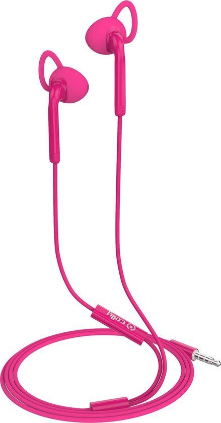 Celly Stereo Oordopjes UP400 Active Sport, Roze