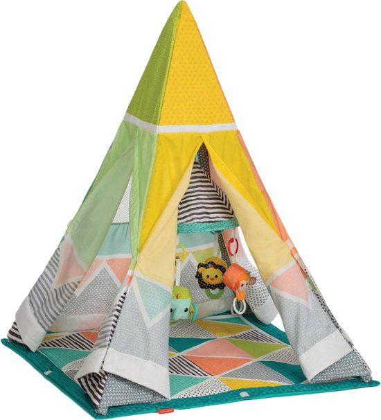 Infantino Tipi Safari speelkleed met tent - Multicolor