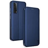 Cool Flip Cover voor Huawei P Smart 2021 Elegance Marineblauw