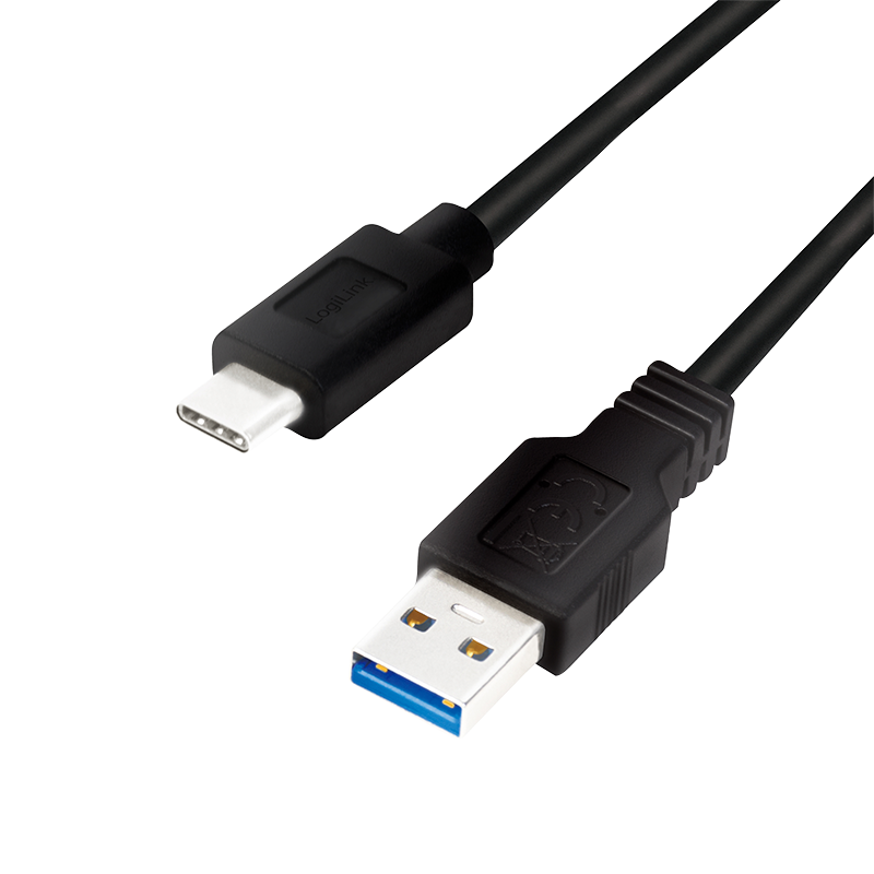 LogiLink CU0167 USB-kabel 0,5 m Zwart