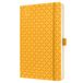 Sigel Agenda 2025 Jolie Flair A5 Hardcover 7 Dagen / 2 Pagina's Mango Yellow