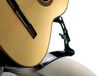 Ergoplay Gitaarsteun Johannes Tappert linkshandig – ergonomische speelhulpmiddel voor klassieke gitaar – in hoogte en helling verstelbaar – zwart – met zuignappen