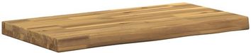 vidaXL Tafelblad Glas Wit 40 x 30 x 3 cm
