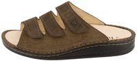 Finn Comfort Korfu Unisex Slides Bruin Nubuck Maat 39