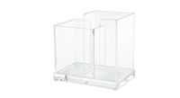 Wedo Acryl pennebakje met 2 vakken - Cristallic