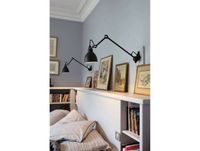 Le maitre des lampes Lampe Gras 122, applique murale pour salle de bain, IP64, noir/noir – DCW