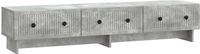 vidaXL TV Kast 147 x 34,5 x 30 cm Betongrijs Bewerkt hout