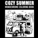 Cozy Summer Monochrome Coloring Book