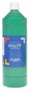 Gallery plakkaatverf flacon van 1000 ml, donkergroen