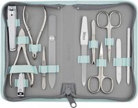 marQus Solingen Manicure & Pedicure Set | 12-delig Echt Leer Etui