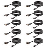 StarTech.com HDMIDVIMM610PK 1,8 m HDMI naar DVI-D kabel - Zwart