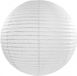 Merkloos Luxe bol lampion wit 50 cm