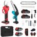 StarTech Style J-4 accuset Mini accu-kettingzaag - Handkettingzaag voor het snoeien van bomen - Borstelloze motor - 18V accu, 4-delige accuset - Draagbare elektrische zaag
