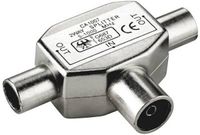 PremiumCord TV-antennesplitter IEC 75 Ohm 1xF-2xM