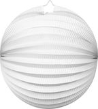 Wefiesta Lampion Wit Bol 25cm