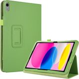 Lunso - Bookcase hoes voor iPad 10 (2022) - Groen