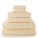 Top Towel Plus Grote badhanddoeken - 2 gezichts- of bidhanddoeken + 2 handdoeken of wastafels + 2 douchehanddoeken - 100% katoen - naturel