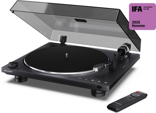 Sharp RP-TT100 - Volautomatische platenspeler - bluetooth - USB-C opname - Audio Technica-element