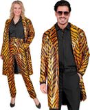 Widmann Finidi Paillettenjas tijger Teddy Oranje XXL Unisex