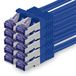 1aTTack.de Cat.7 netwerkkabel 3,0 m - Blauw - 10 stuks