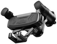 Hoco Telefoonhouder voor in de auto met zwaartekracht voor ventilatierooster, Zwart